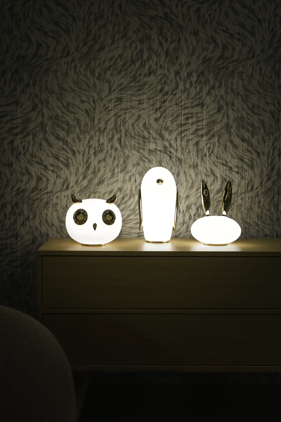 Interior of New York Showroom 2018 with Pet Lights on